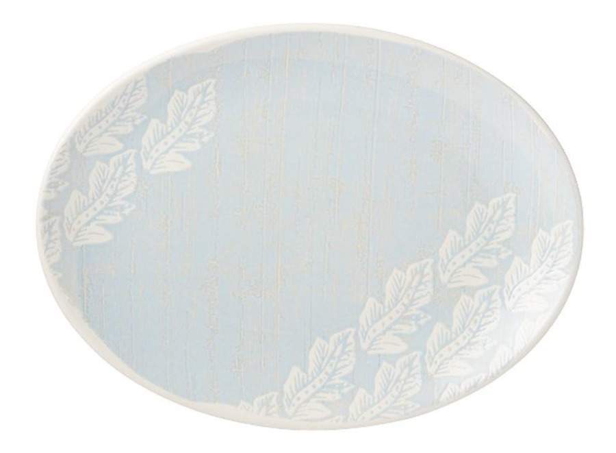 Textured Neutrals 18" Oval Serving Platter by Lenox-1