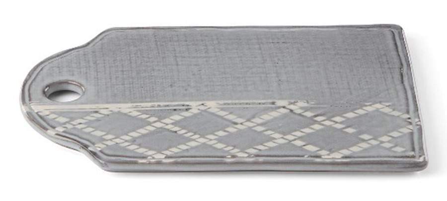 Textured Neutrals 11" Handled Hors d'Oeuvre Board by Lenox-1