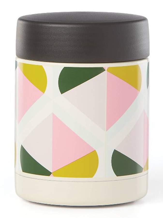 Geo Spade Small Metal Insulated Food Container by Lenox-1