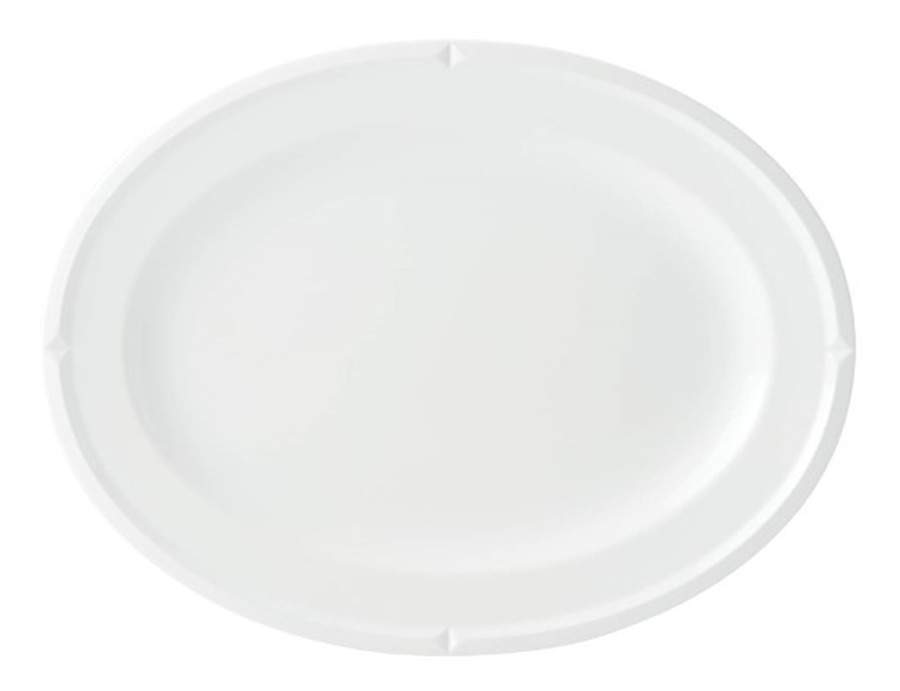 Tribeca Cream 16" Oval Serving Platter by Lenox-1