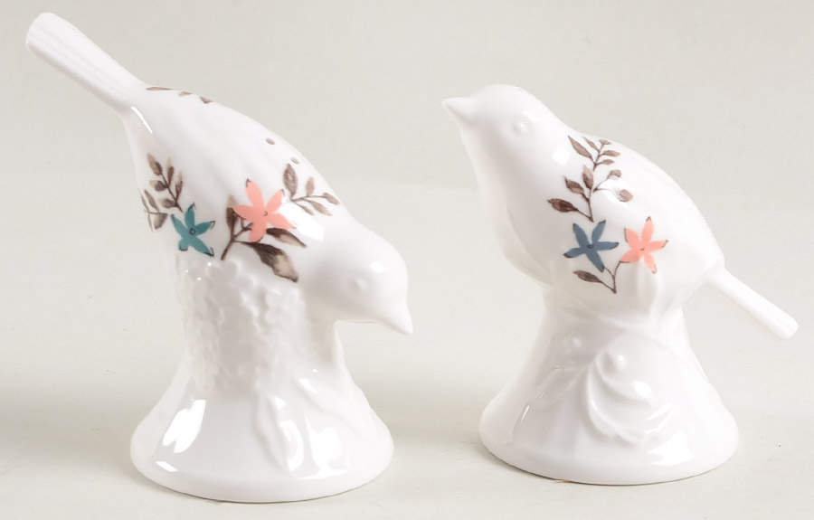 Sprig and Vine Figural Salt & Pepper Set by Lenox-1