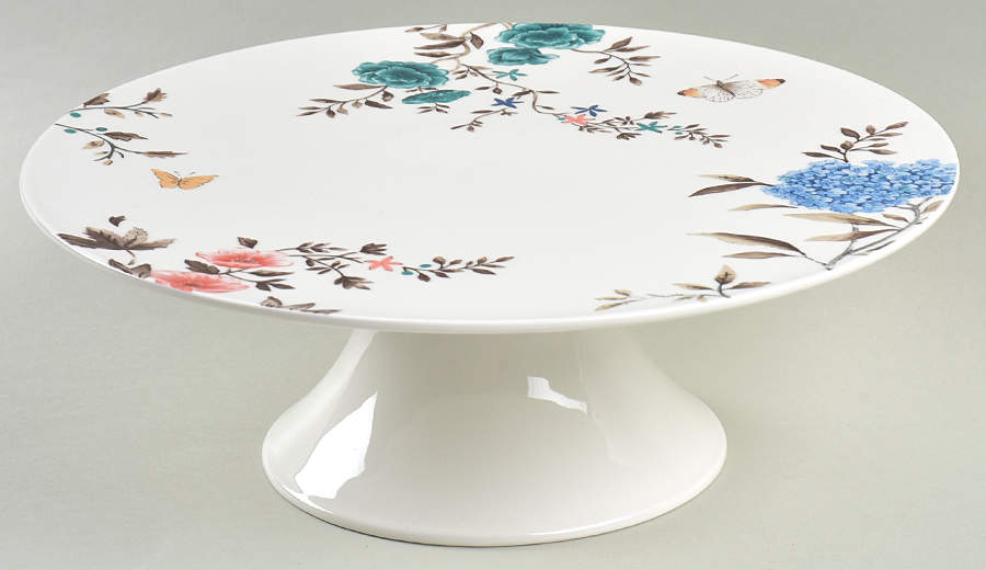 Sprig and Vine 11" Diameter Pedestal Cake Stand by Lenox-1