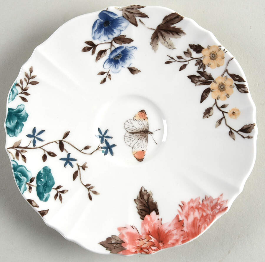 Sprig and Vine Saucer for Flat Cup by Lenox-1