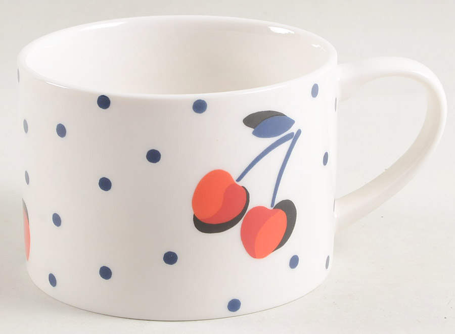 Vintage Cherry Dot Mug by Lenox-1