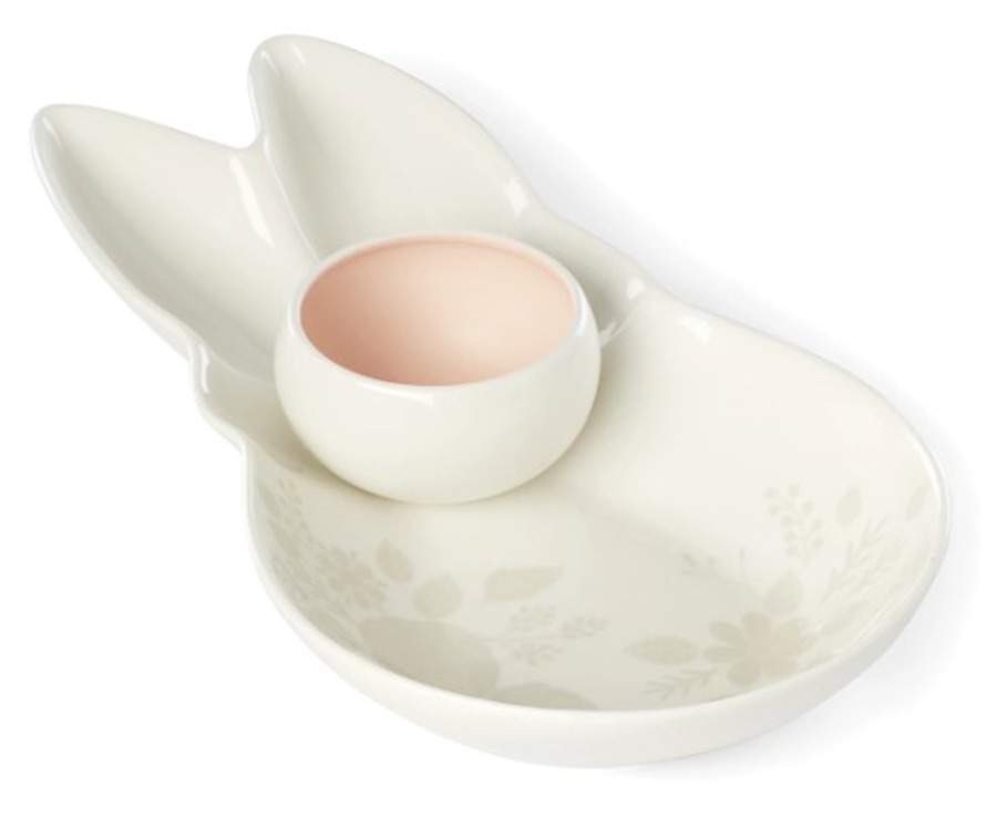Floral Bunny (2 Piece) Chip & Dip Set by Lenox-1