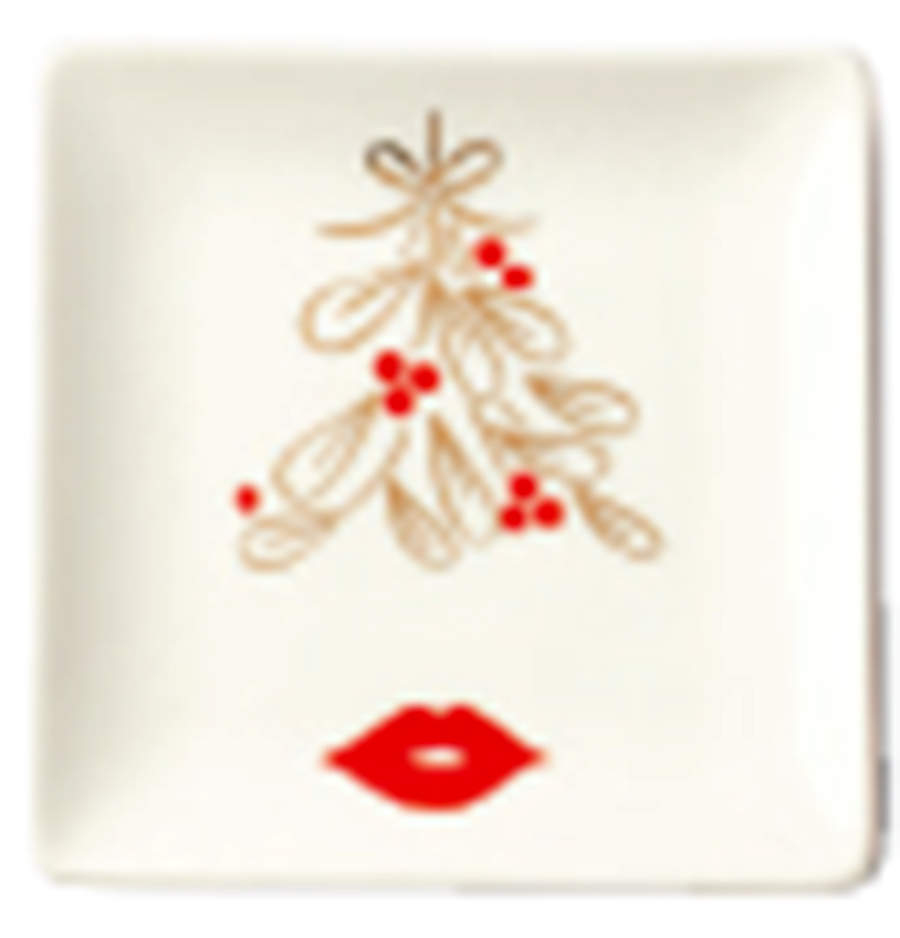 Yule Love It 4" Square Tray by Lenox-1