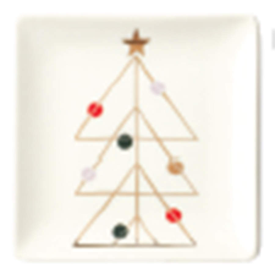 Yule Love It 4" Square Tray by Lenox-1