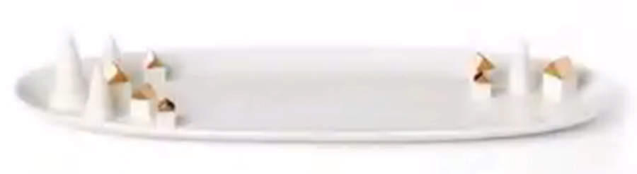 Wintery Village 13" Oval Serving Platter by Lenox-1