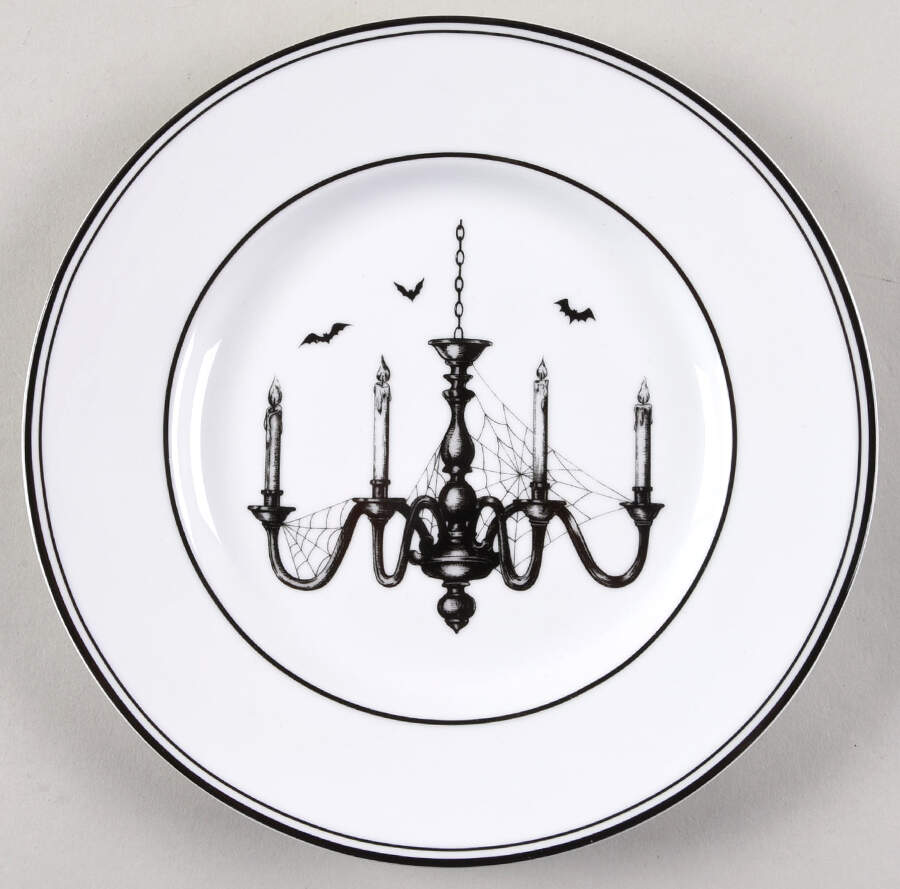 Vintage Halloween Salad/Dessert Plate by Lenox-1