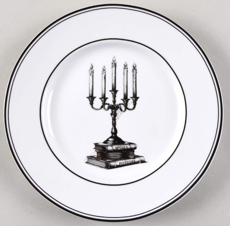 Vintage Halloween Salad/Dessert Plate by Lenox-1