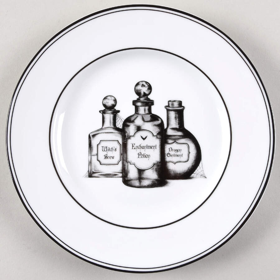 Vintage Halloween Salad/Dessert Plate by Lenox-1