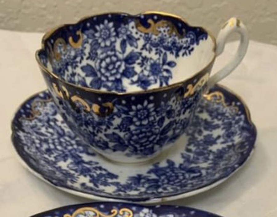 6208 Flat Cup & Saucer Set by William Lowe-1