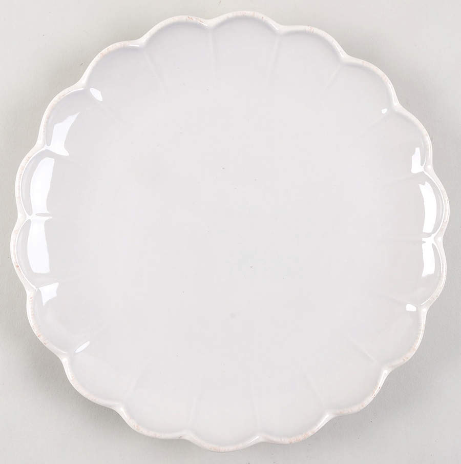 French Perle Scallop Accent Luncheon Plate by Lenox-1