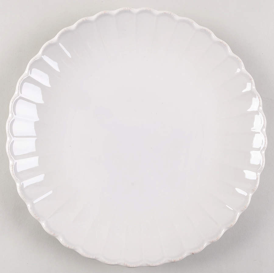 French Perle Scallop Dinner Plate by Lenox-1