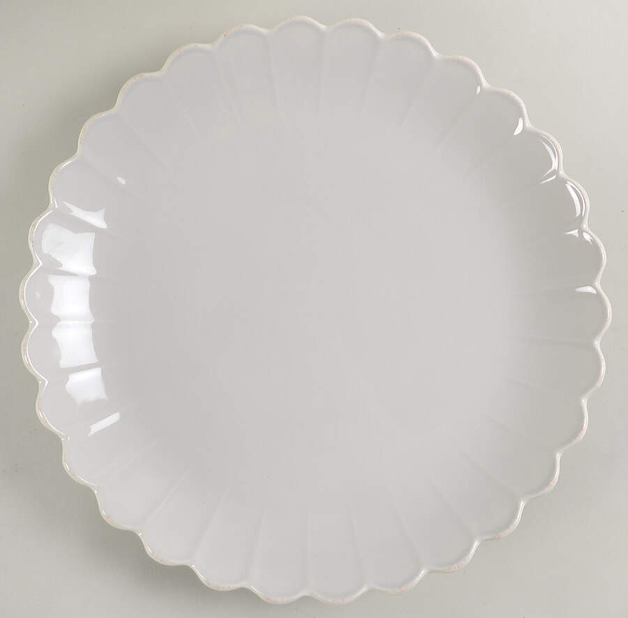 French Perle Scallop 13" Chop Plate (Round Platter) by Lenox-1