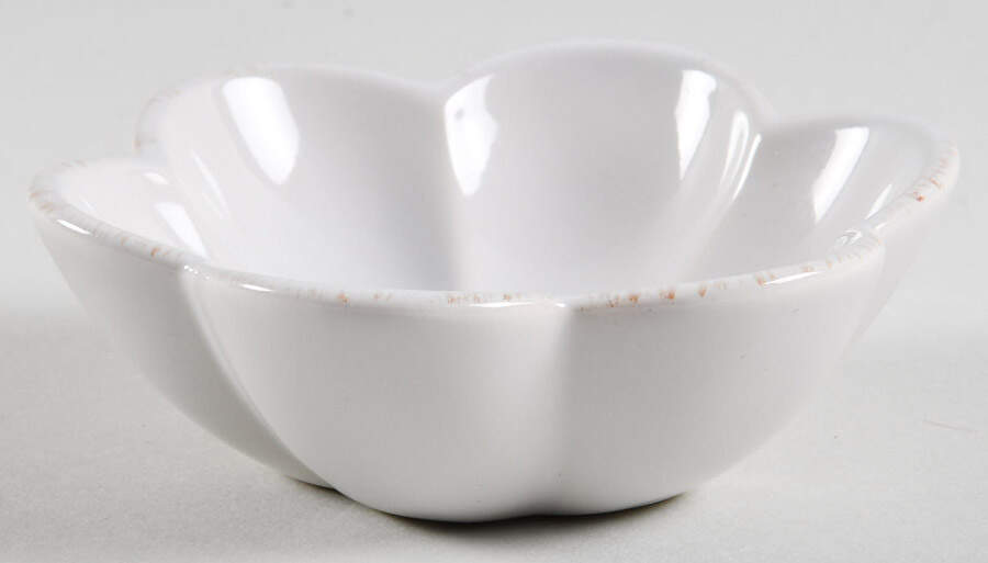 French Perle Scallop Small Round Scalloped Dish by Lenox-1