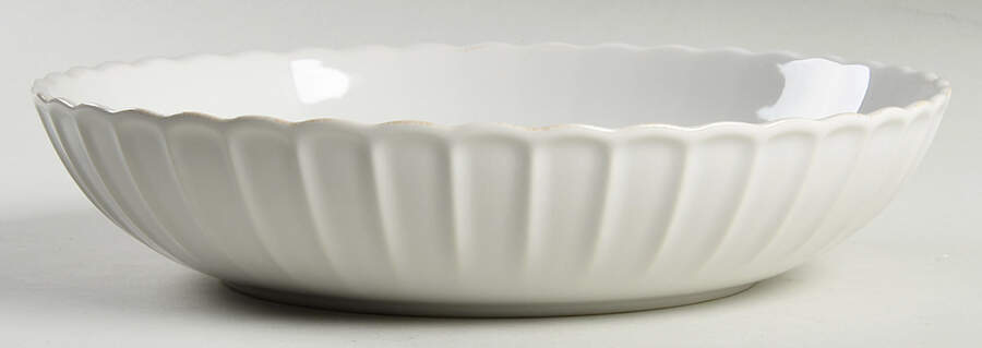 French Perle Scallop Individual Dinner Bowl by Lenox-1