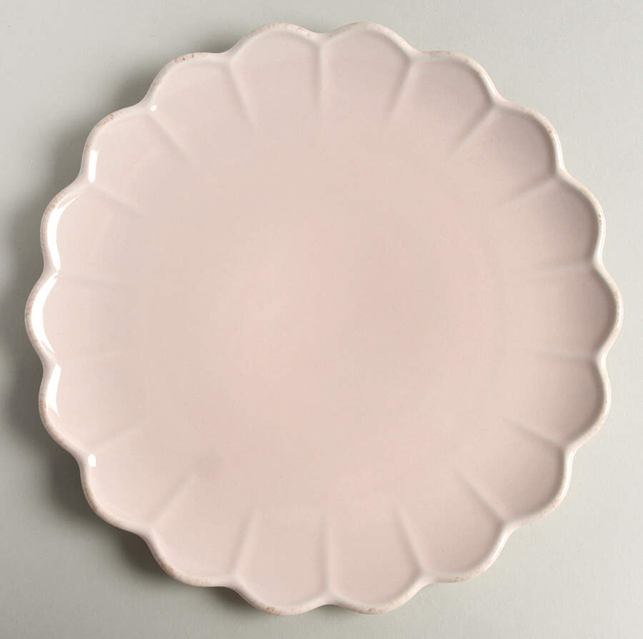 French Perle Scallop Accent Luncheon Plate by Lenox-1