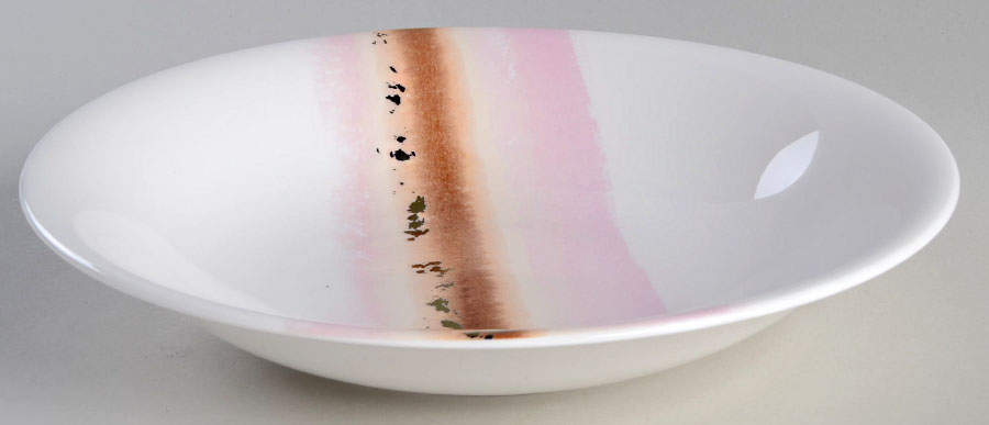 Watercolor Horizons Sand 8" Soup/Pasta Bowl by Lenox-1