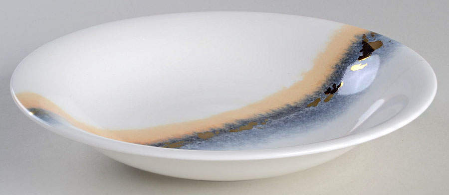Watercolor Horizons Indigo 8" Soup/Pasta Bowl by Lenox-1
