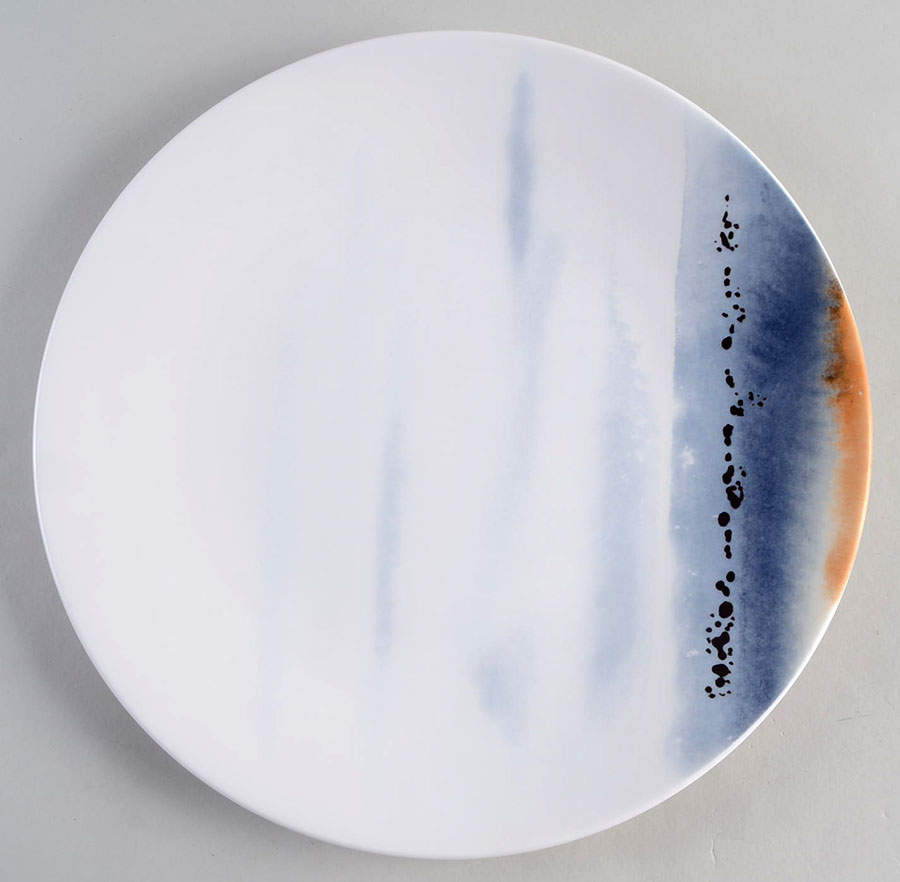 Watercolor Horizons Indigo Dinner Plate by Lenox-1