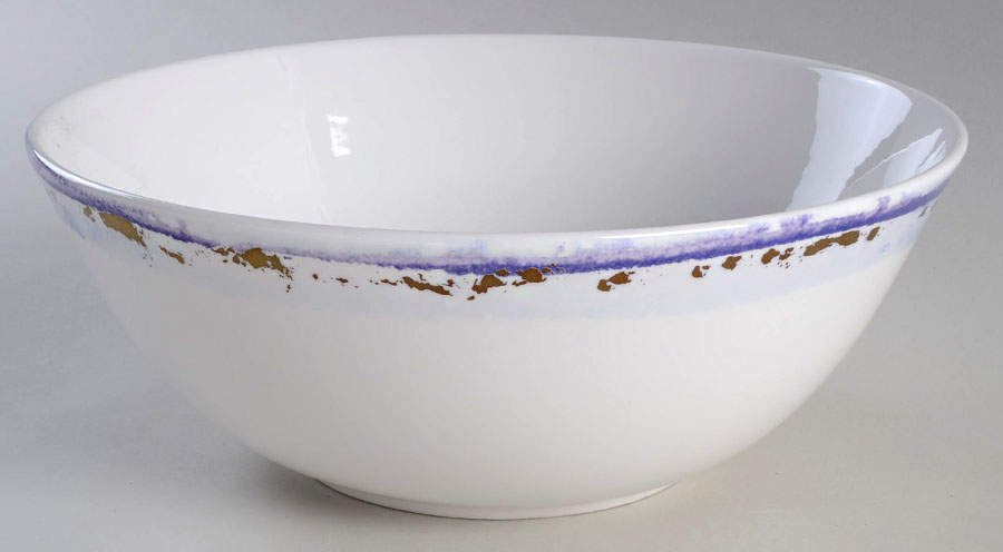 Watercolor Horizons Amethyst 9" Round Serving Bowl by Lenox-1