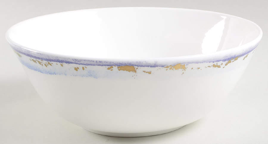 Watercolor Horizons Amethyst 9" Round Serving Bowl by Lenox-1