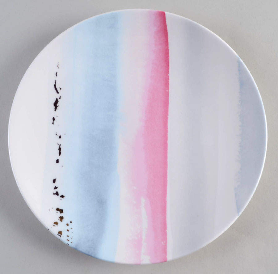 Watercolor Horizons Gray Luncheon Plate by Lenox-1