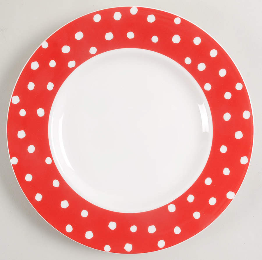 Primrose Drive Red Accent Luncheon Plate by Lenox-1