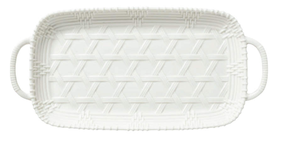 Wicker Creek 17" Rectangular Handled Tray by Lenox-1