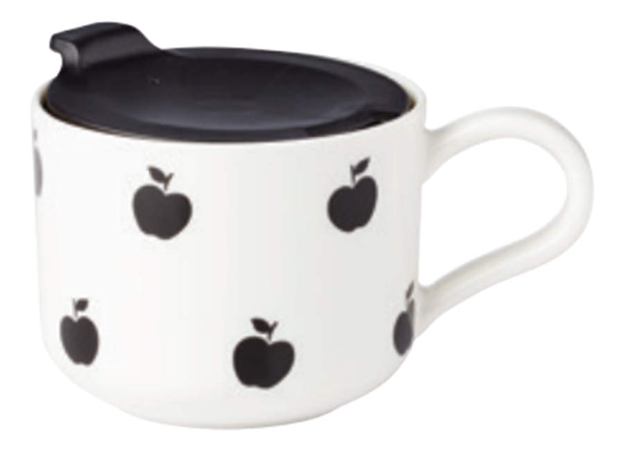Apple Toss Mug & Plastic/Silicone Lid by Lenox-1