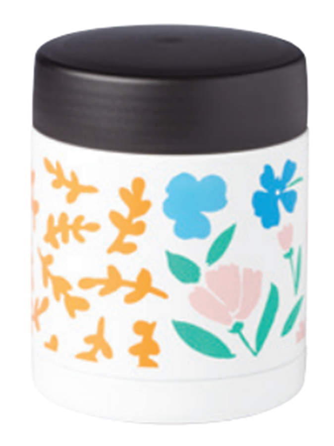 Floral Field Small Metal Insulated Food Container by Lenox-1