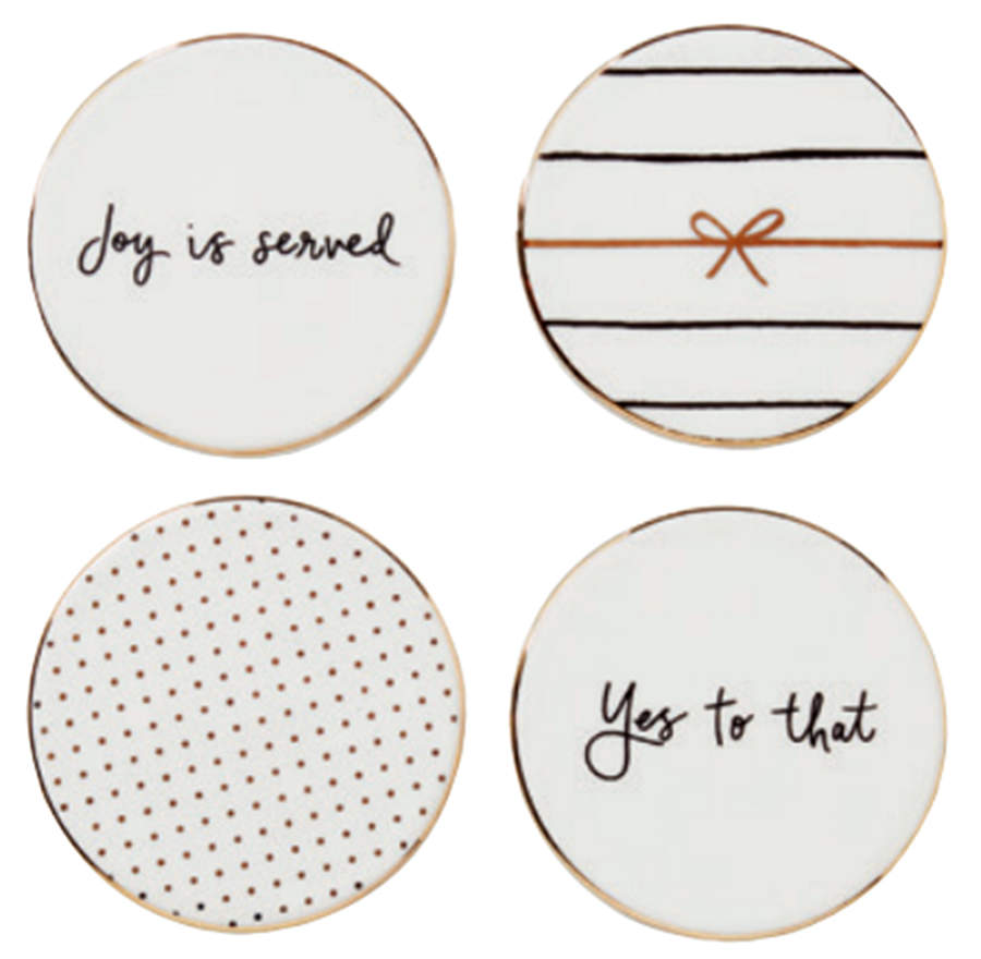 A Charmed Life Coaster - Set of 4 Motifs 1-4 by Lenox-1