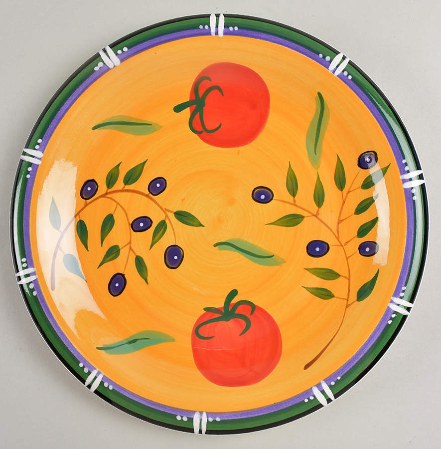 Italian Garden Dinner Plate by Living Art-1