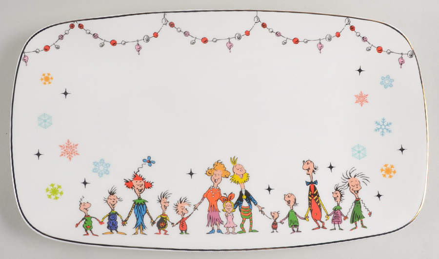 Merry Grinchmas 14" Rectangular Tray by Lenox-1