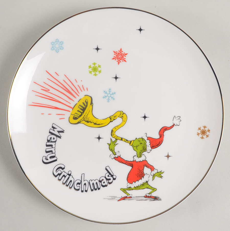 Merry Grinchmas Accent Luncheon Plate by Lenox-1