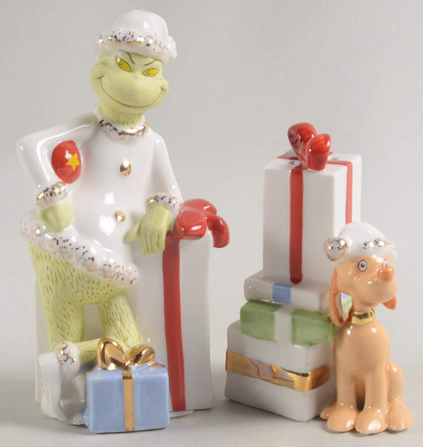 Merry Grinchmas Salt & Pepper Set by Lenox-1
