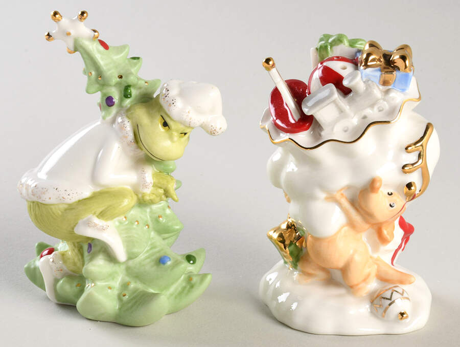 Merry Grinchmas Salt & Pepper Set by Lenox-1