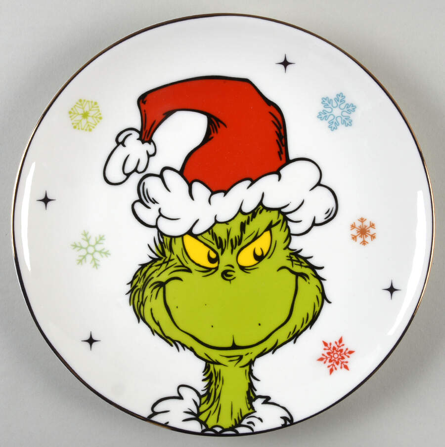 Merry Grinchmas Accent Salad Plate by Lenox-1