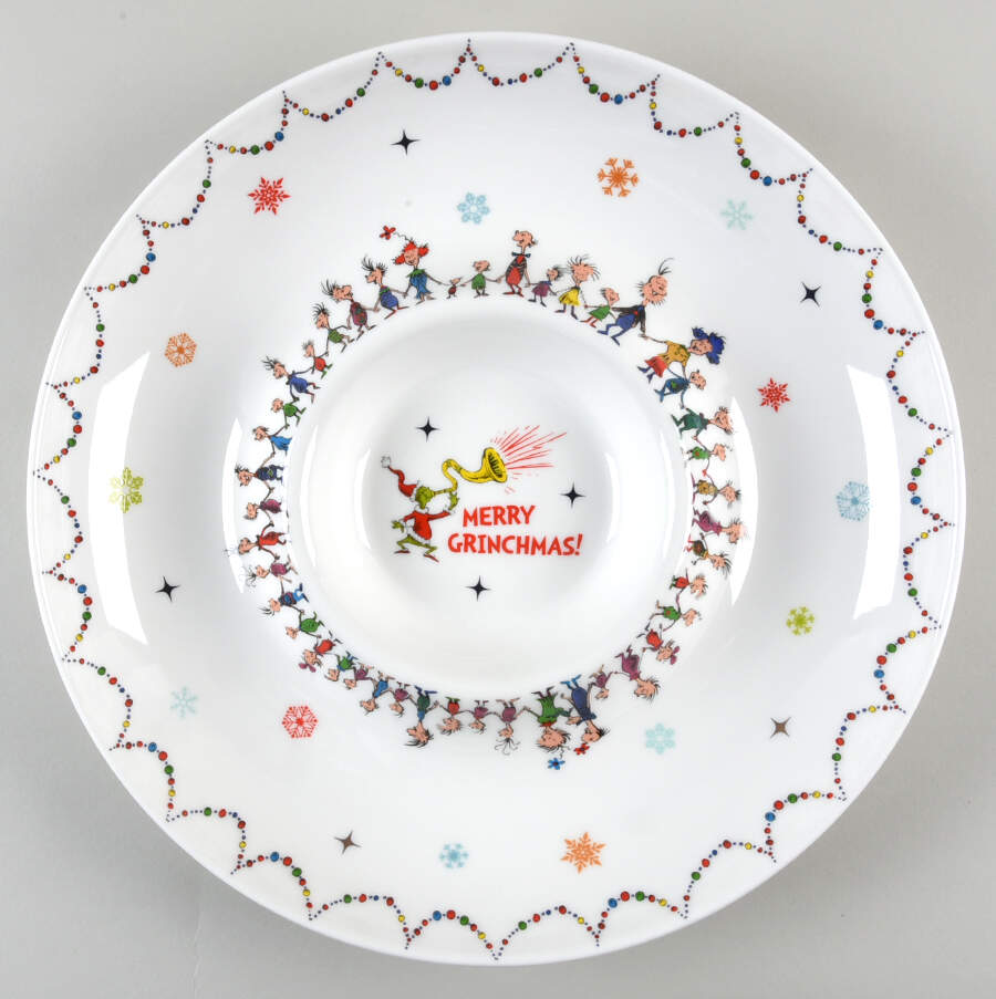 Merry Grinchmas 1 Piece Chip & Dip by Lenox-1