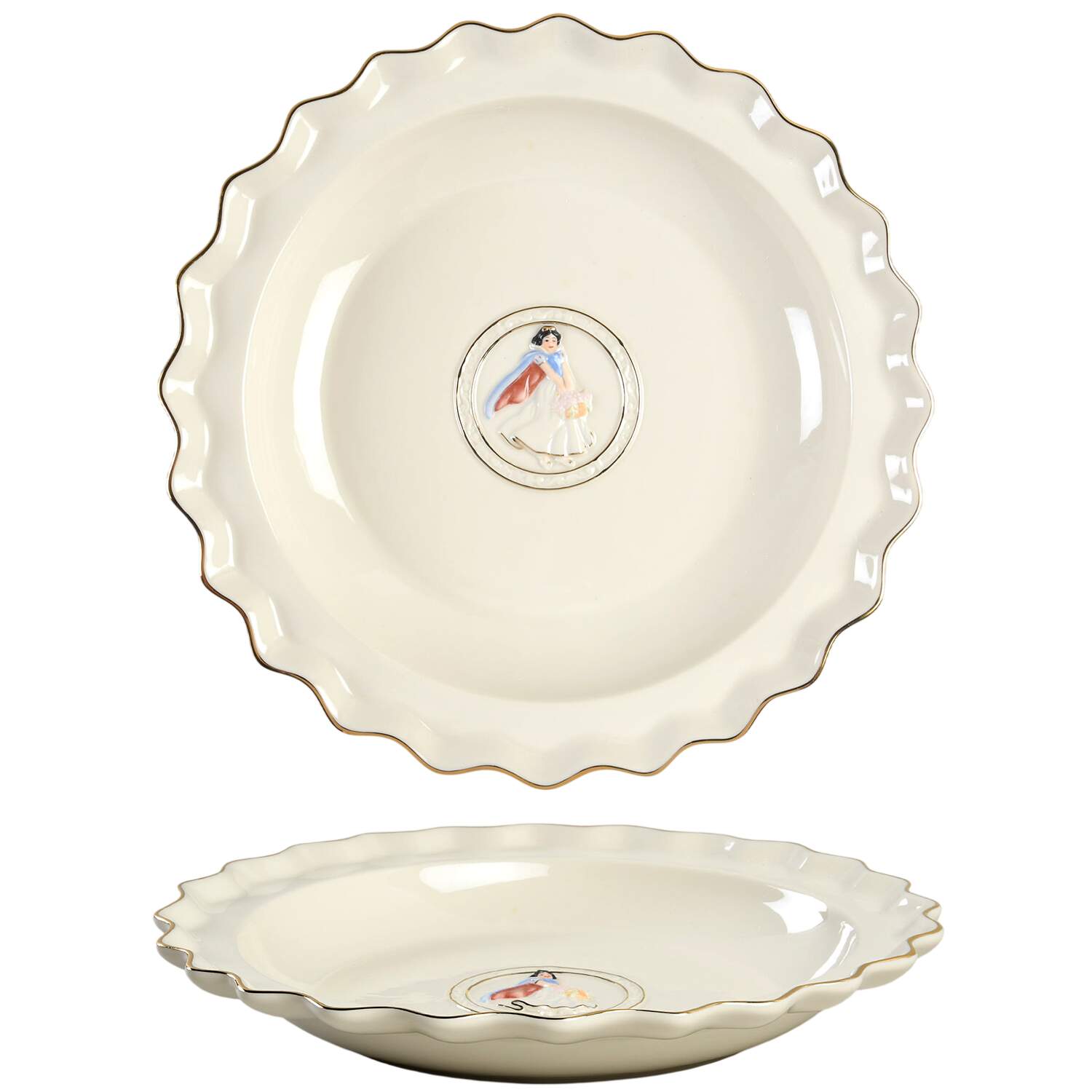 Snow White Pie Plate No Ceramic Lid by Lenox-1