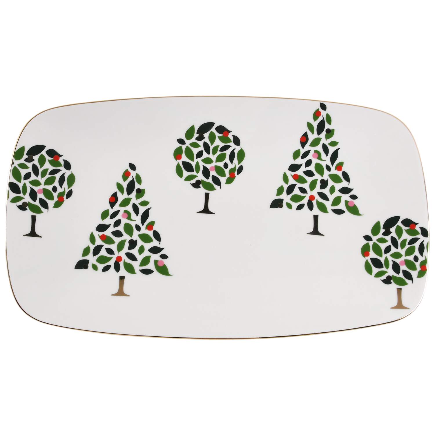 Evergreen Hors d'Oeuvre Tray by Lenox-1