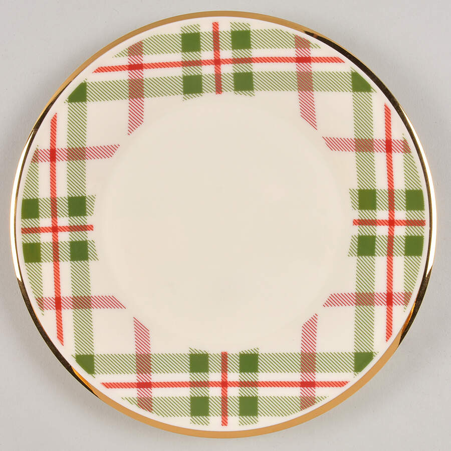 Holiday Plaid Salad Plate by Lenox-1
