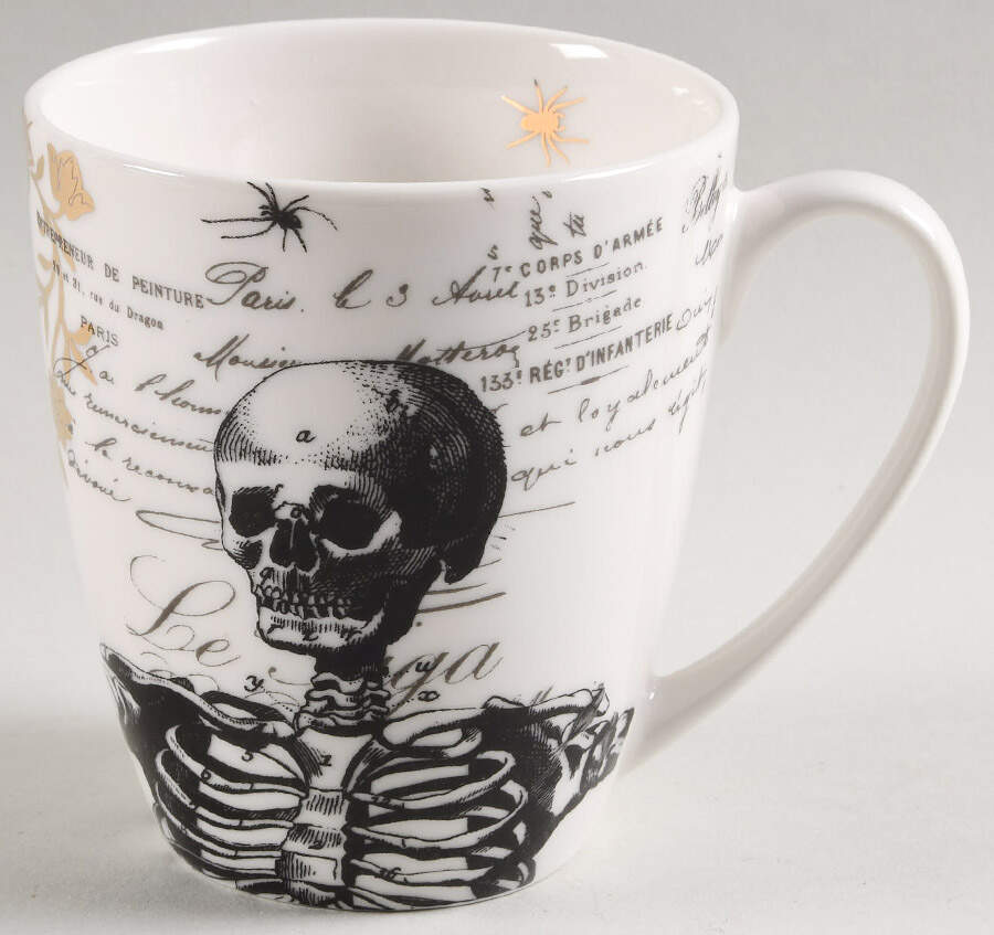 Vintage Gold Halloween Mug by Lenox-1
