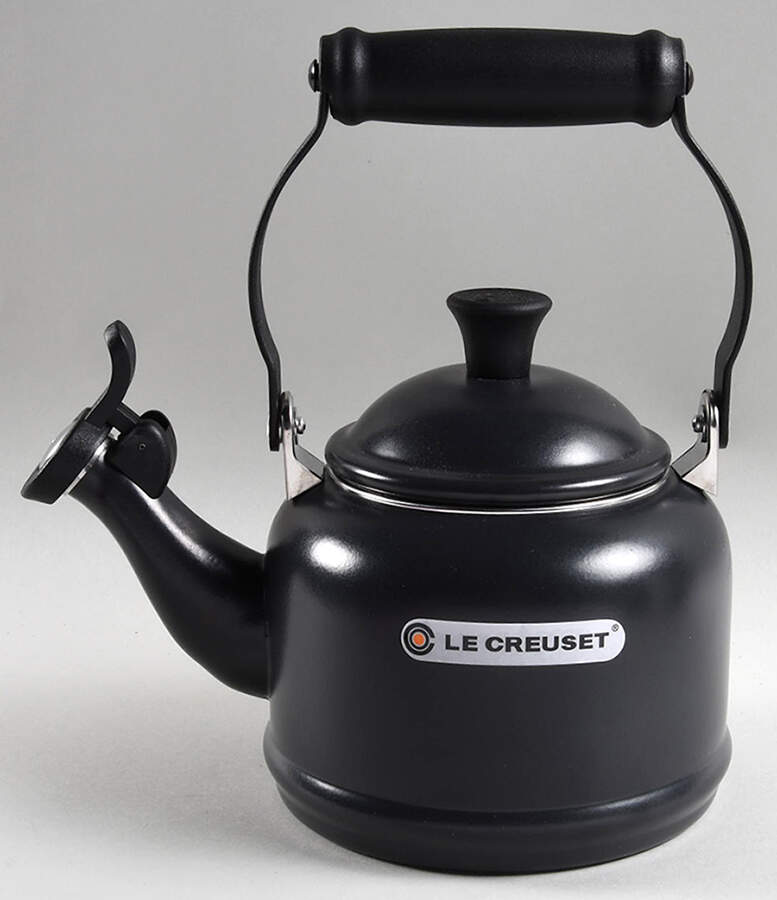 Licorice Small Metal Kettle & Lid by Le Creuset-1