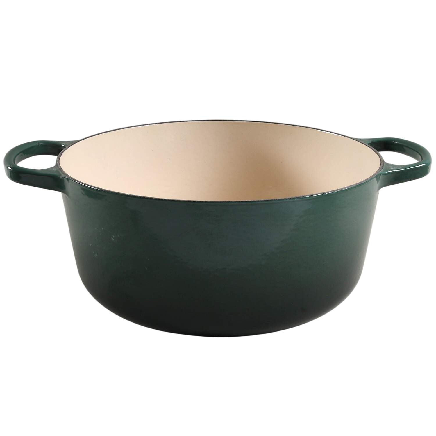 Emerald Green 5.5 Qt Cast Iron Dutch Oven No Lid by Le Creuset-1