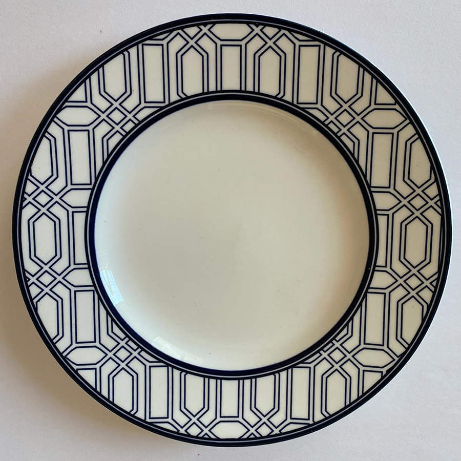 Party Link Blue Accent Salad Plate by Lenox-1