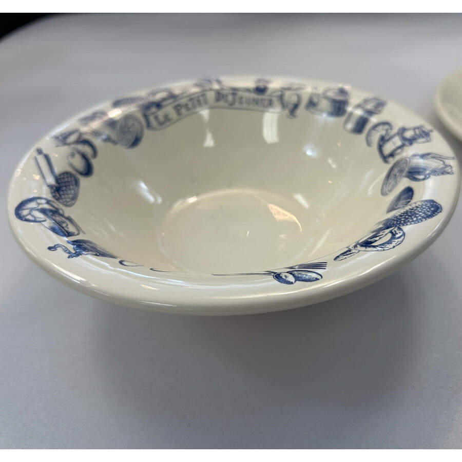 Le Petit Dejeuner Blue Coupe Cereal Bowl by Le Comptoir-1