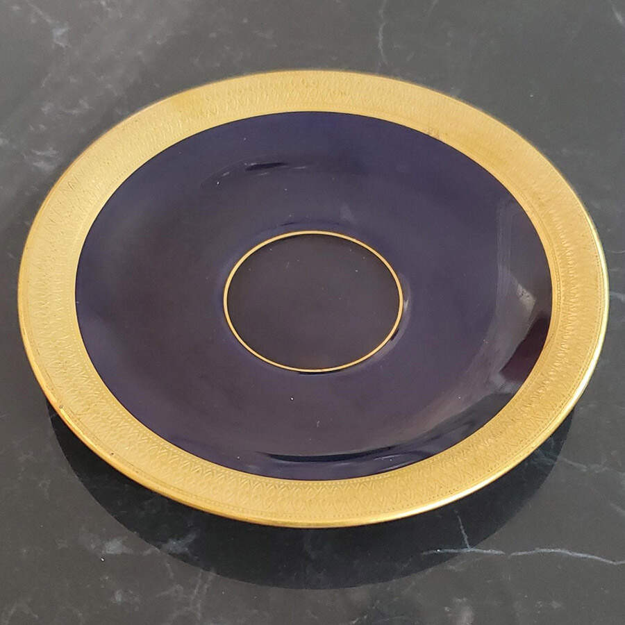 Lowell Cobalt Saucer for Demitasse Cup by Lenox-1
