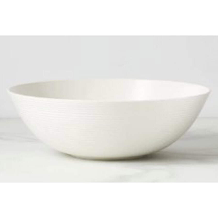LX Collective White 10" Round Vegetable Bowl by Lenox-1